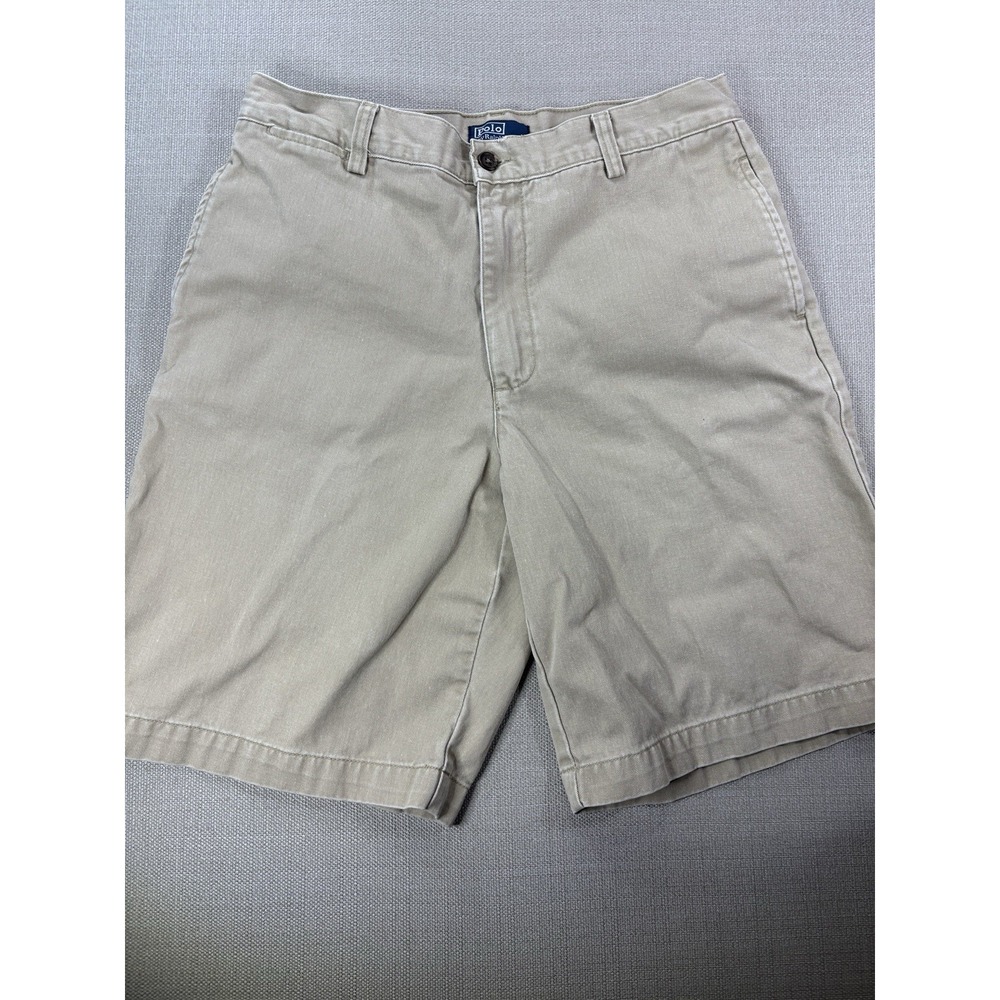 Polo Ralph Lauren Boys Classic Fit Khaki Chino Shorts Size 16